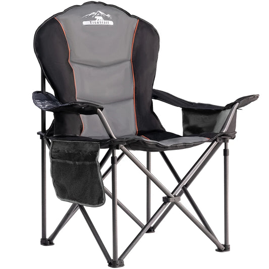Oversized Camping Chair  with Cooler (500 LBS Capacity)