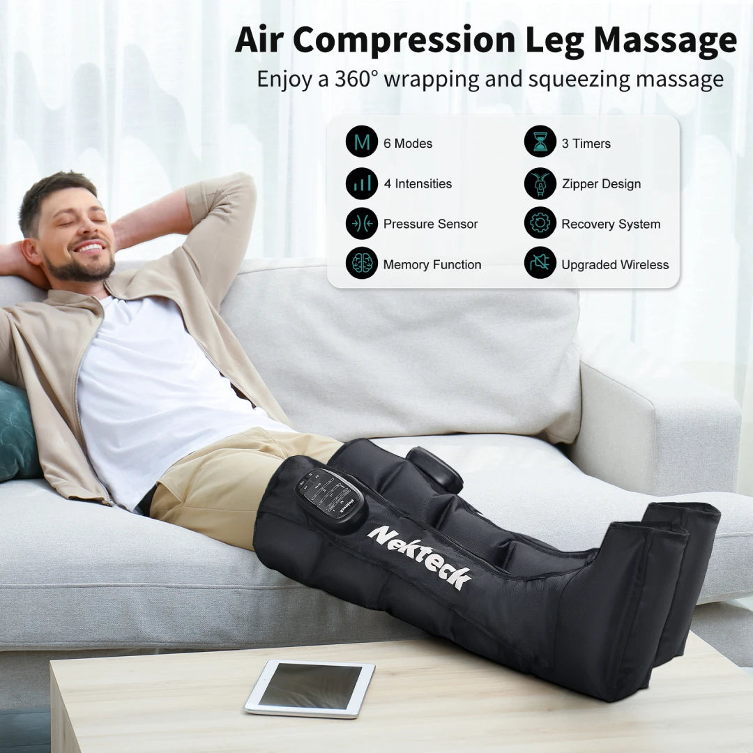 Nekteck Cordless Air Pressure Leg Calf Massager
