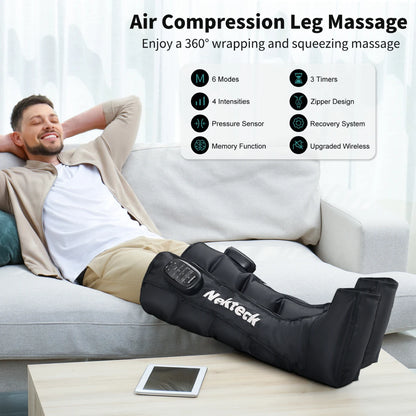Nekteck Cordless Air Pressure Leg Calf Massager