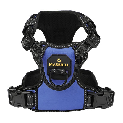 MASBRILL No-Pull Adjustable Dog Harness: