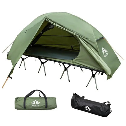 Night Cat Waterproof 1-Person Camping Cot Tent