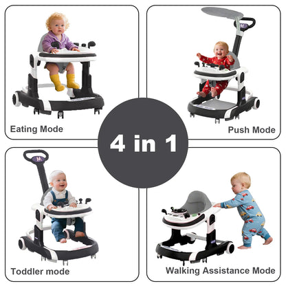 2025 Multifunctional Baby Walker With Sunshade and Seat