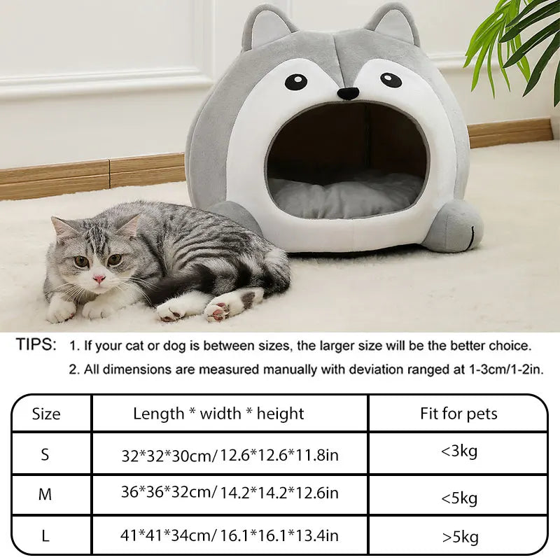 Very Soft Cat Bed / Pet Basket / Small Dog Lounger