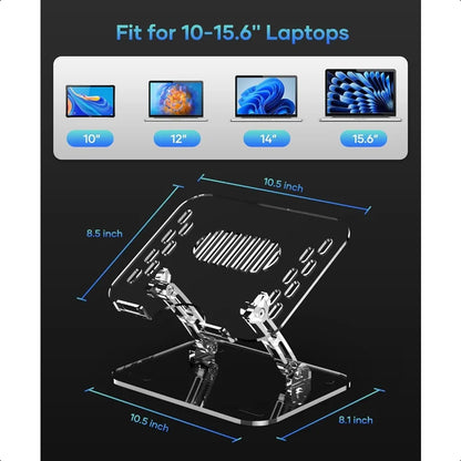 Adjustable Foldable Laptop Stand Ergonomic Portable Design