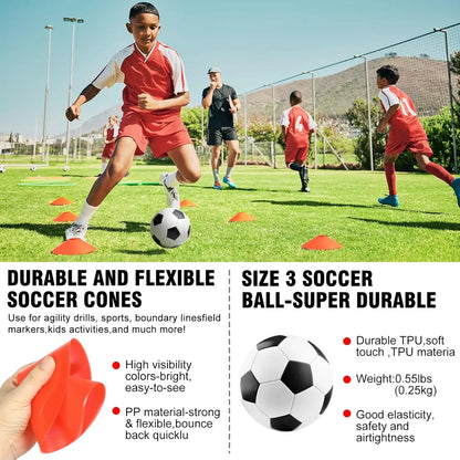 6x4 ft Portable Soccer Set for Toddler Youth Sports