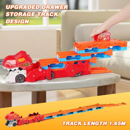 3-in-1 Dinosaur Transport Truck Toy
