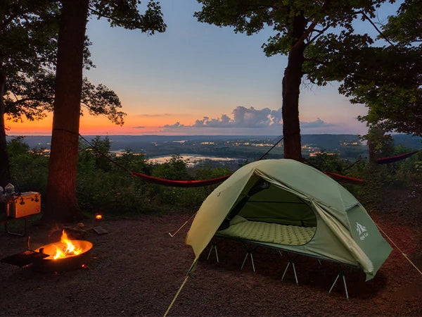 Night Cat Waterproof 1-Person Camping Cot Tent