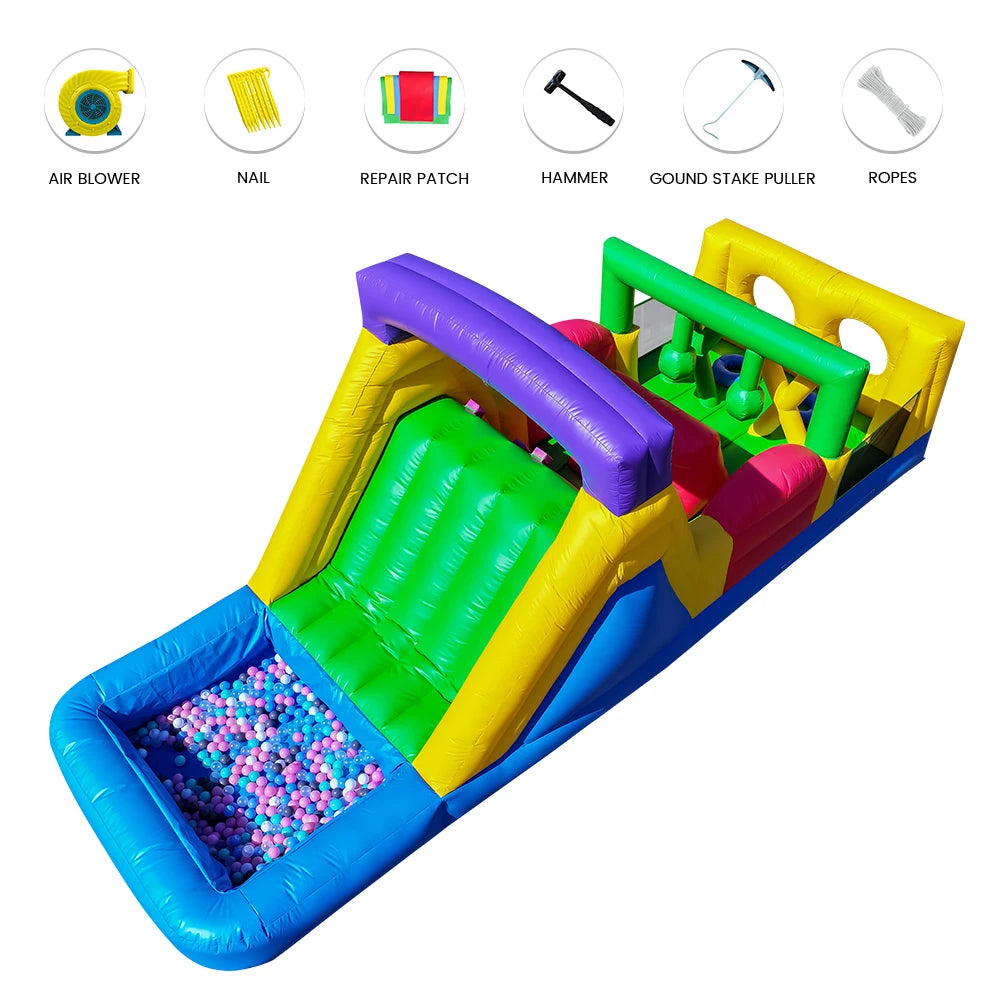 Commercial Inflatable Obstacle Bounce Castle
