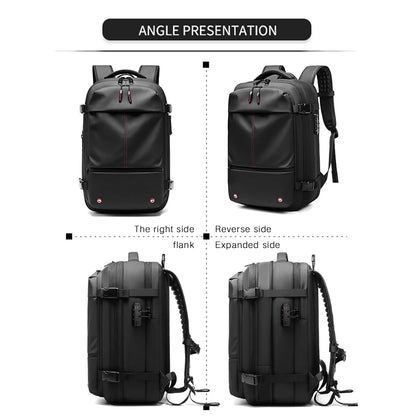 Travel Backpack with Vacuum Compression & 17” Laptop Compartment