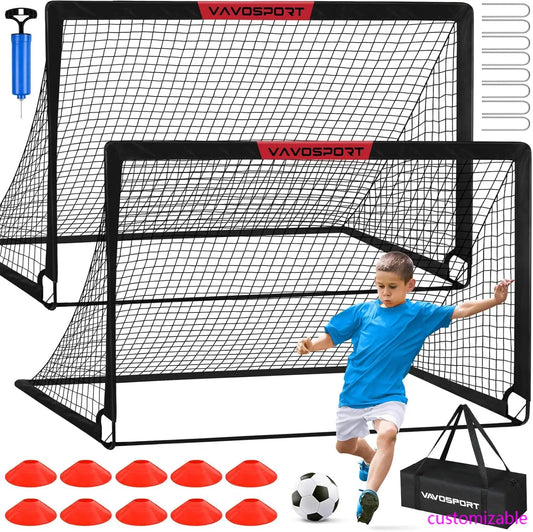 6x4 ft Portable Soccer Set for Toddler Youth Sports