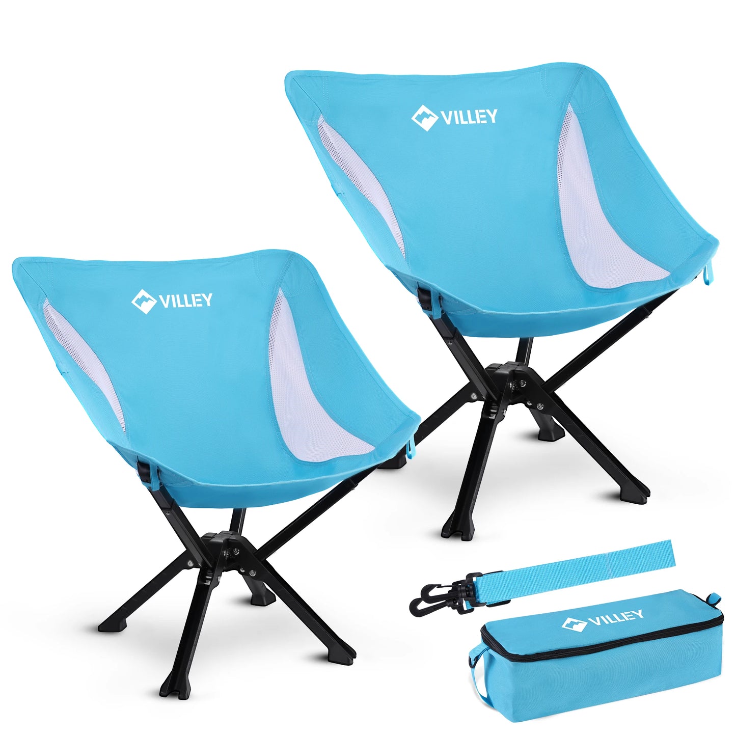 VILLEY Portable Folding Chair