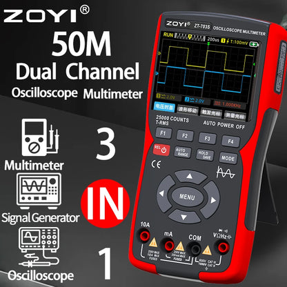 ZOYI ZT-703 Handheld digital oscilloscope multimeter