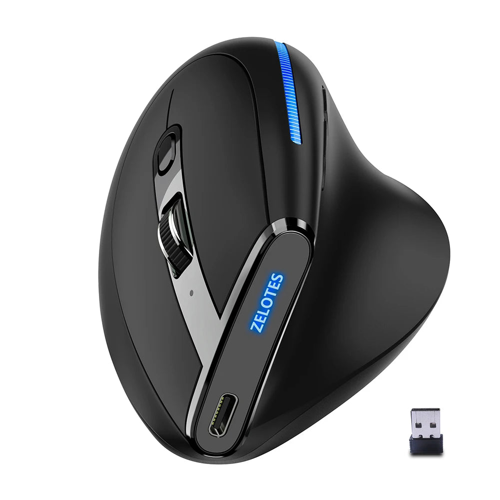 Ergonomic Vertical Mouse 2400 DPI Adjustable