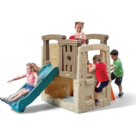 Kids Backyard Playset with Slide and Climber