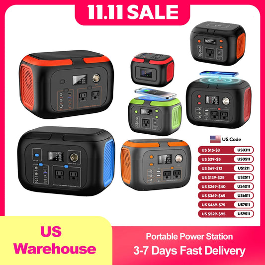 Portable Solar Generator Power Station for Camping RV Home