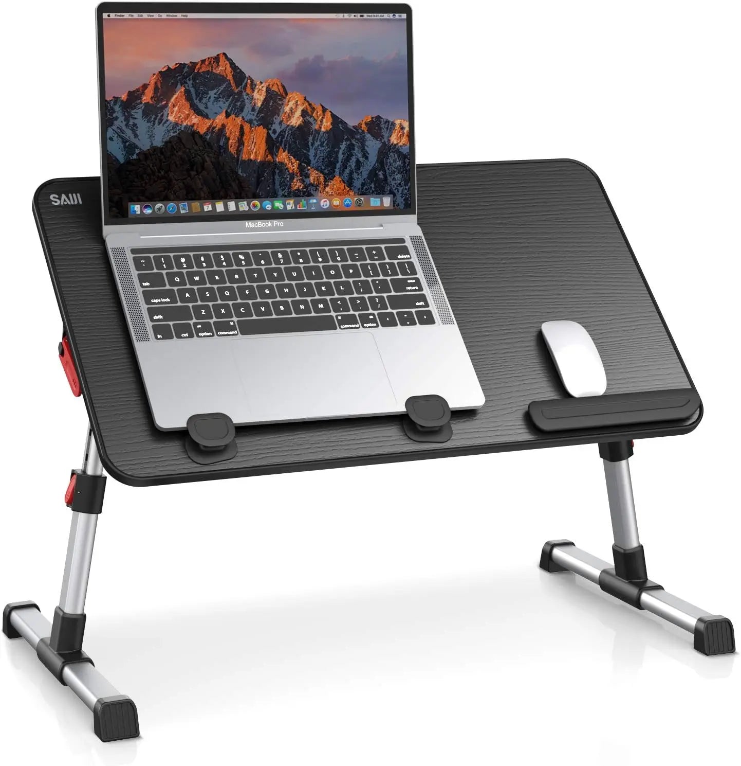 Adjustable Foldable Portable Laptop Stand Black Medium Size