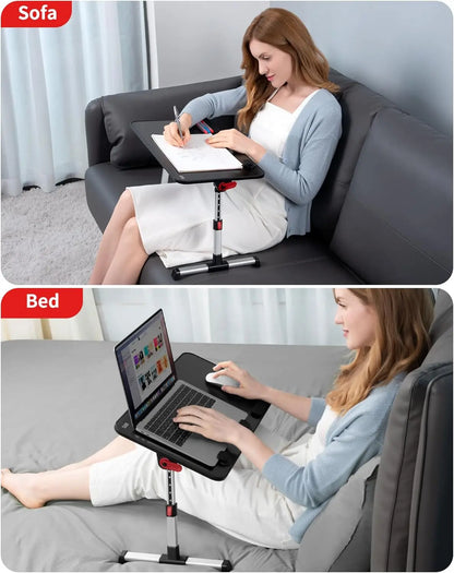 Adjustable Foldable Portable Laptop Stand Black Medium Size