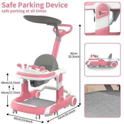 2025 Multifunctional Baby Walker With Sunshade and Seat