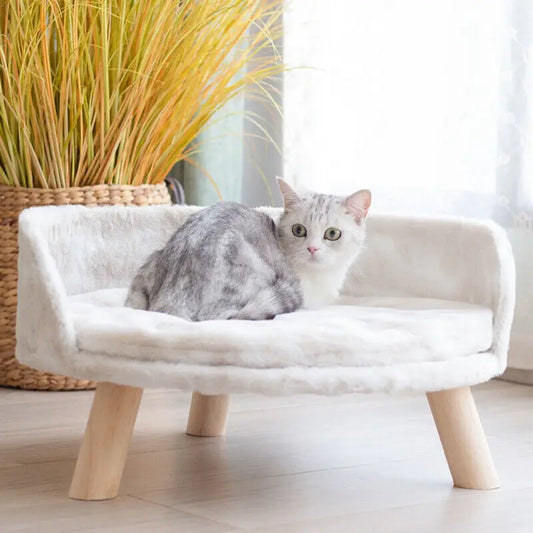 Luxury Cat Sofa Bed Plush Cushion