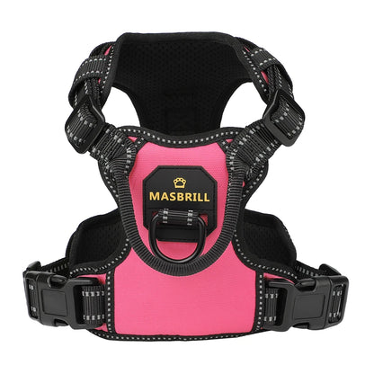 MASBRILL No-Pull Adjustable Dog Harness: