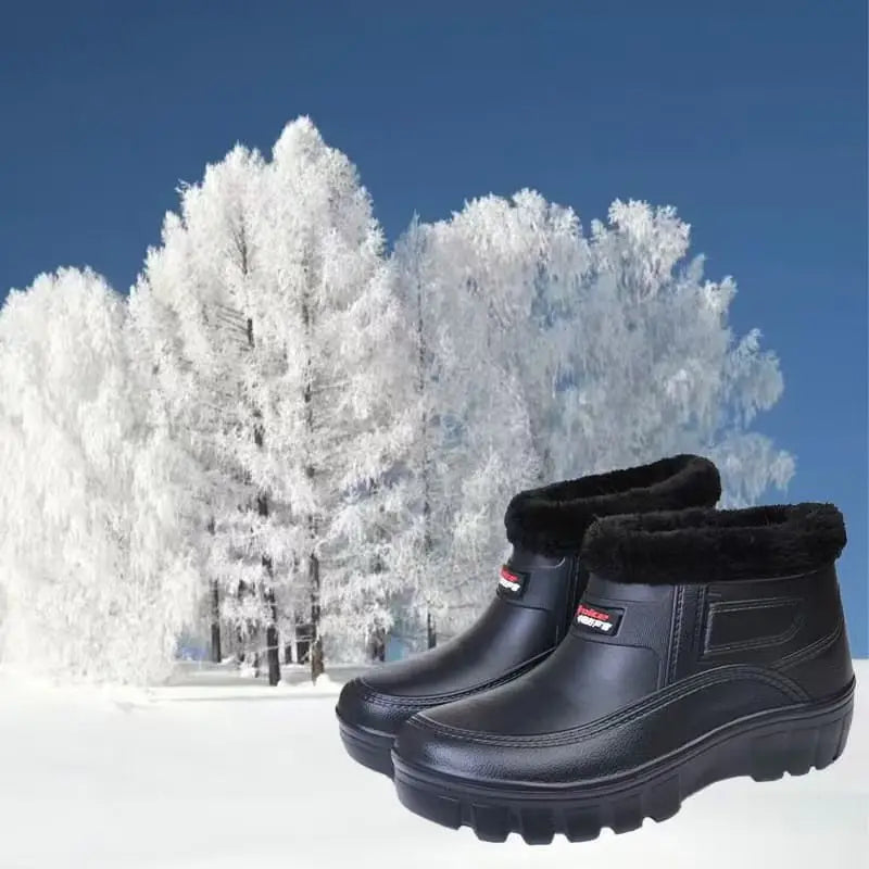 Men's Winter Outdoor Waterproof Snowy Cotton Boots