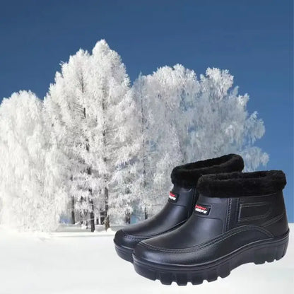 Men's Winter Outdoor Waterproof Snowy Cotton Boots